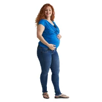 חולצת הריון רבידה שרוול קצר של חברת NursingAnywear