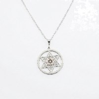 שרשרת תנך לגבר מגן דוד בציפוי זהב
