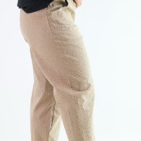 מכנסיים מדגם נועם מבד דריל בצבע בז׳