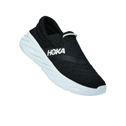 Hoka Ora Recovery Shoes 2 נעלי גרב נשים הוקה אורה 2 בצבע שחור לבן | נעלי התאוששות הוקה