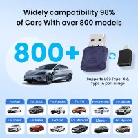 Mini Ultra מתאם לרכב CarPlay ו‑Android Auto אלחוטי Carlinkit