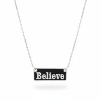 שרשרת Believe מלבנית