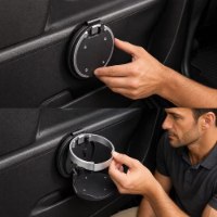 מעמד כוסות מתקפל ואוניברסלי לרכב דגם GripDrive