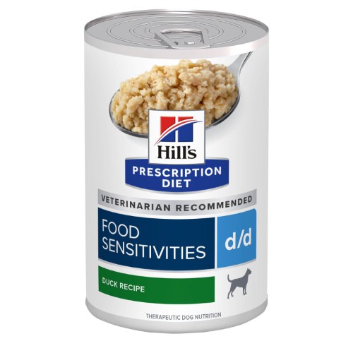 D/D Hill’s Prescription Diet Duck Formula Wet Dog Food 370 gram 12 units