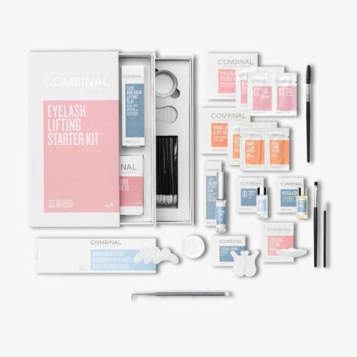 ערכה מלאה להרמת ריסים כולל צבע וחמצן – COMBINAL Eyelash Lifting Starter Kit