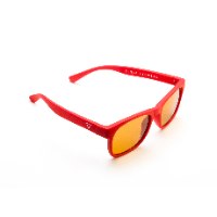 משקפי היפרלייט (נגד קרינה) לילדים, דגם THE-0401RD מסגרת אדומה
