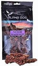 חטיף אלפא דוג עצם ברווז ואורז 80 גרם