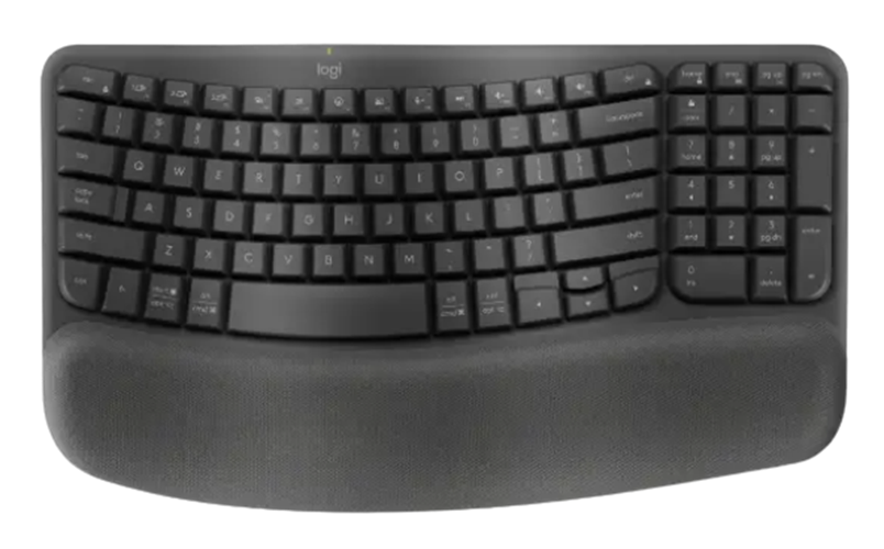 מקלדת ארגונומית אלחוטית LOGITECH LOGI Wave Keys