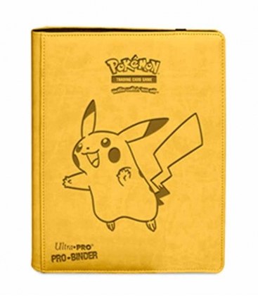 Pikachu 9-pocket Premium PRO-Binder Pokemon קלסר פרימיום PRO בעל 9 כיסים בעיצוב פיקאצ'ו 360 קלפים