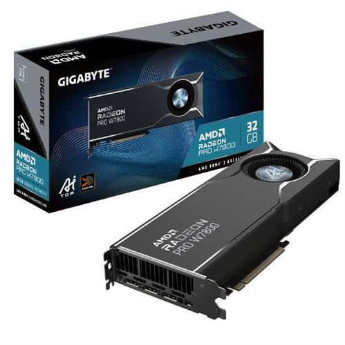 כרטיס מסך Gigabyte Radeon Pro W7800 AI TOP 32GB
