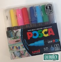 טושים פוסקה POSCA סט שמיניה PC-1M
