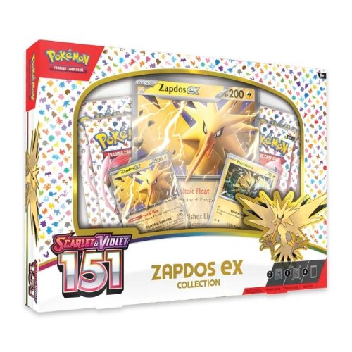קלפי פוקימון מארז זאפדוס אי אקס Pokémon TCG: Scarlet & Violet-151 Zapados ex Collection Box