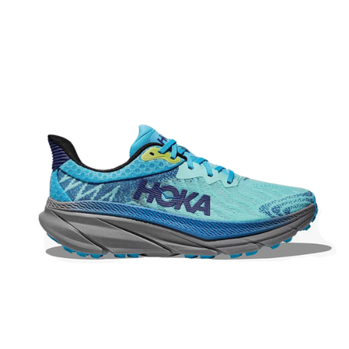 Hoka Challenger 7 Wide נעלי ספורט גברים הוקה צ'אלנג'ר 7 רחבות בצבע תכלת/אפרפר | HOKA גברים