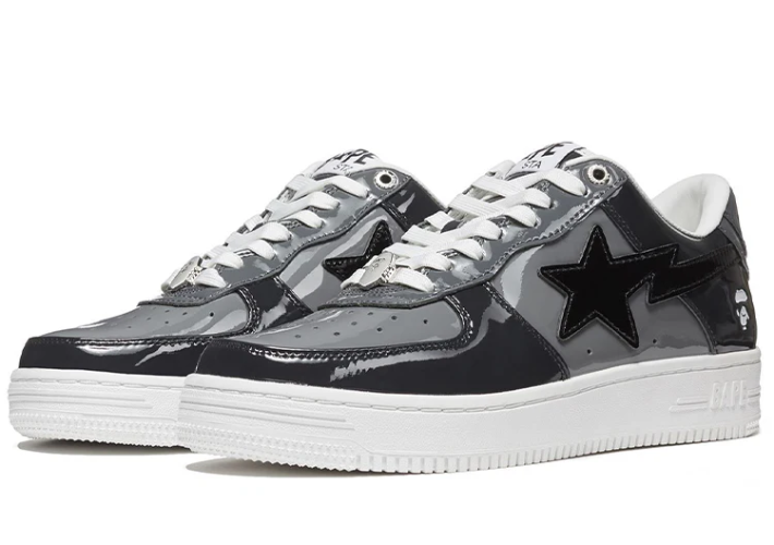 סניקרס A Bathing Ape Bape Sta Low שחור אפור