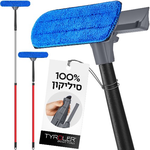 מנקה חלונות גבוהים – סיליקון, 1.77 מטר