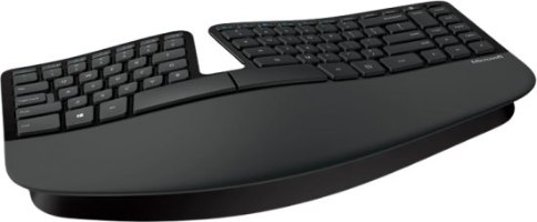 סט מקלדת ועכבר אל-חוטי Microsoft Sculpt Ergonomic Desktop