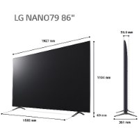 טלוויזיה 86 ‏אינטש LG 86NANO796QA 4K ‏