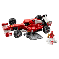 לגו טכני - מכונית פרארי ומייקל שומאכר - LEGO 11375