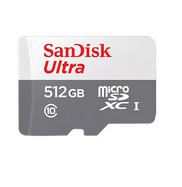 כרטיס זכרון SanDisk Ultra Micro SDXC UHS-I - דגם SDSQUNR-512G - נפח 512GB