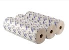 גליל נייר למיטת רופא - מארז 3 גלילים 127/60 סנו - מתקן מתכת לגליל נייר ואל בד - רוחב 60 ס"מ למיטת טיפולים