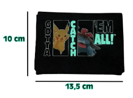 CYP Pokemon Wallet "Gotta catch 'em all ארנק כיס בעיצוב פוקימון פיקאצ'ו ואייביזאור