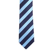 עניבה פסים כחול תכלת