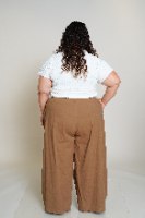 מכנסיי פלורי חום