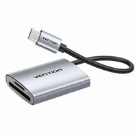 Vention USB-C to SD-MicroSD 4.0 312Mb/s Card Reader