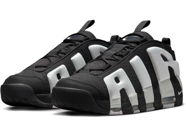 נעלי נייק Nike Air More Uptempo Low שחור לבן