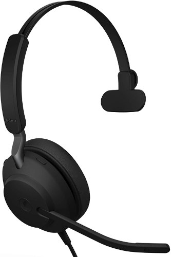 אוזניות JABRA EVOLVE2 40 MS MONO USB-A HEADSET
