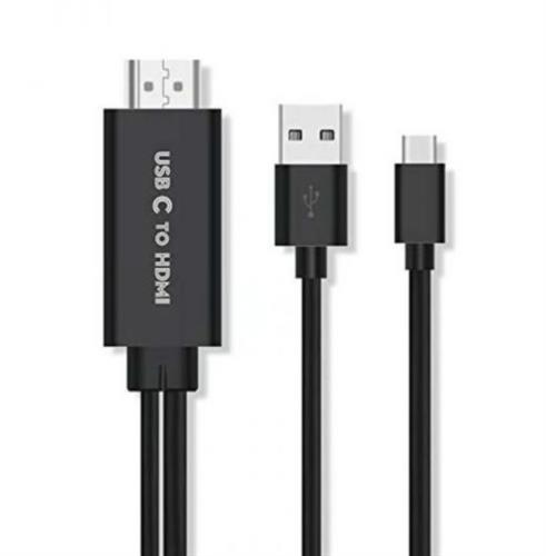 כבל HDMI לכל המכשירי טייפ-סי - Plug and Play - חברת ONTEN