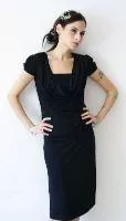 שמלת הנקה רבידה - שרוול קצר NursingAnywear