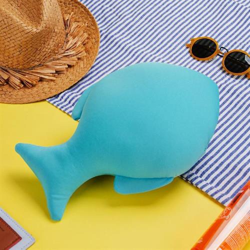 כרית ראש נשטפת לים דג כחול Blue Fish