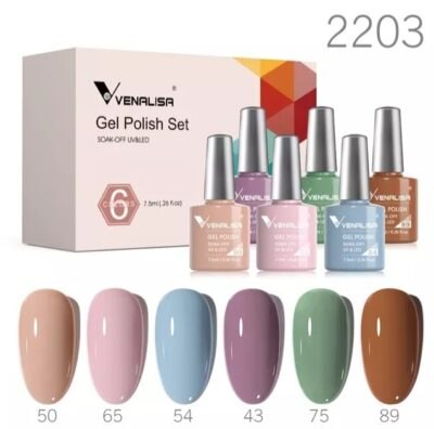 סט 6 צבעים דגם 2203 ונליסה VENALISA