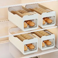מתקן חדשני לאחסון ביצים במקרר ושליפה מהירה - EggBox Pro