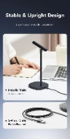 מיקרופון שולחני עם ביטול רעשים Vention USB-C/A NC צבע שחור