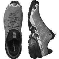 SALOMON SPEEDCROSS 6 נעלי ריצת שטח גברים אפור שחור | סלומון גברים