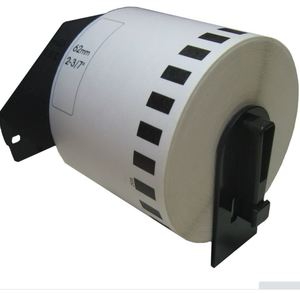 סרט מדבקה תואם Brother DK-22205 גליל מדבקות תרמי רציף 62 מ"מ