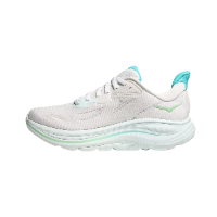 HOKA CLIFTON 10 WIDE נעלי ספורט נשים הוקה קליפטון 10 רחבות בצבע לבן/כחול סיאלו