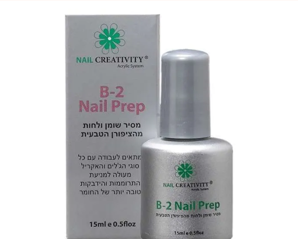 מסיר שומן ולחות מהציפורן הטבעית NailCreativity- 15 מ״ל