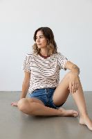 חולצת נייס- בורדו