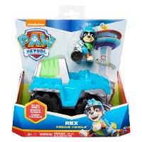 רכב חילוץ ודמות של רקס| מפרץ ההרפתקאות Paw Patro l| מקט 6696X| קפיץ קפוץ