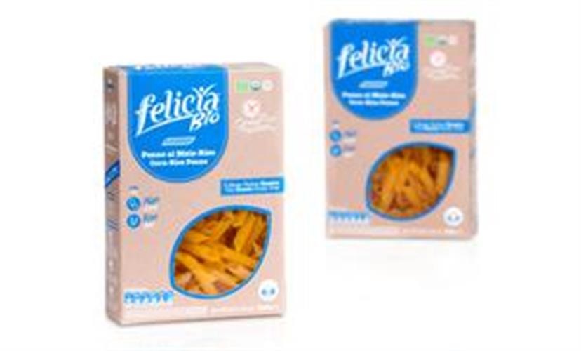 פסטה אורגנית ללא גלוטן אורז ותירס פנה - 340 גרם felicia