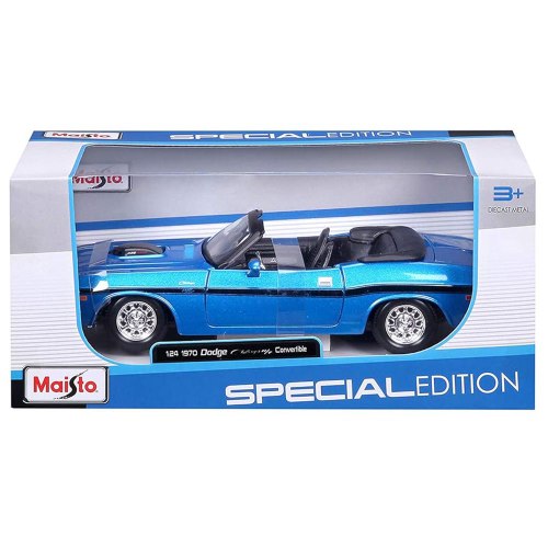 מאיסטו - מכונית דודג' צלנג'ר 1:24 - Maisto  Dodge Challenger R/T Convertible 1970