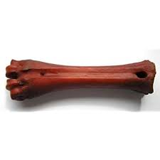 עצם סידן טבעית בצבע חום לכלבים