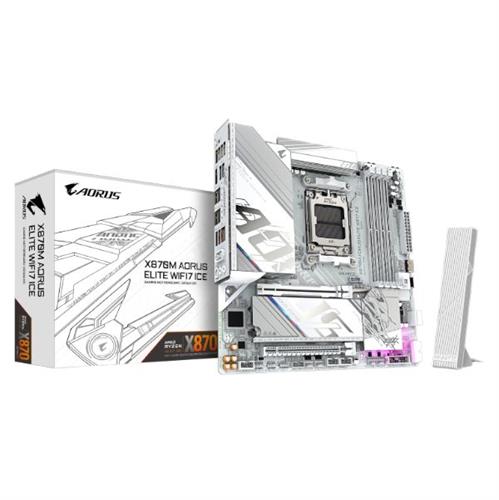 לוח אם Gigabyte X870M A ELITE WF7 ICE ATX AM5 DDR5 X3D PCIE5.0