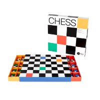משחק שחמט מעוצב עם מגירות אחסון Chess - מארז לא מושלם