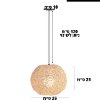 דגם 12 - מנורות תקרה מבמבוק