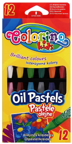 סט 12 צבעי פסטלי חמאה קולורינו Colorino