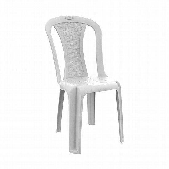 כסא פלסטיק לבן